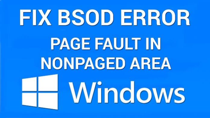 Page fault in non paged area
